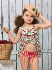Пляжный комплект для девочек (топ+плавки) Arina Festivita GPQ 021501 AF Celina - multicolor