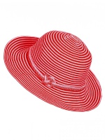 Шляпа женская Charmante HWAT 1967 - красный/белый