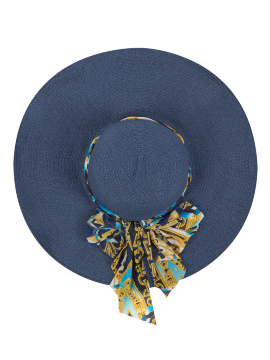 Шляпка женская с широкими полями Charmante HWHS 271605 - синий