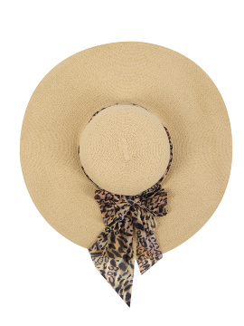 Шляпка женская с широкими полями Charmante HWHS 291609 - темная солома