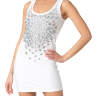 Платье пляжное для женщин Charmante WQ291404 Treasure - белый со стразами