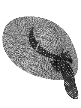 Шляпа женская Charmante HWHS1841 - черный-белый