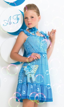 Пляжное платье для девочек + сумочка Arina Festivita GQ 031506A AF Beverly - sky