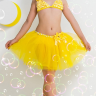 Юбка пляжная для девочек + ободок Arina Festivita GN 031505B AF Belinda - yellow