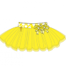 Юбка пляжная для девочек + ободок Arina Festivita GN 031505B AF Belinda - yellow