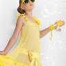 Пляжное платье для девочек + сумочка Arina Festivita GQ 031506B AF Beverly - yellow