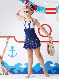 Пляжный комплект для девочек (топ+юбка) Arina Festivita GHN 041506 AF Ricca - multicolor
