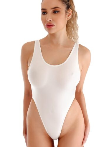 Купальник Touch Secret Body прозрачный экстрим белый с белым кантом купить  недорого в интернет магазине Kupalniki.com