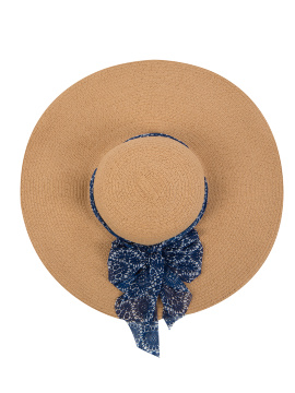 Шляпка женская с широкими полями Charmante HWHS 031610 - кремовый