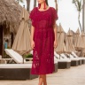 Платье пляжное Lora Grig WQ 031903 LG A - бордо