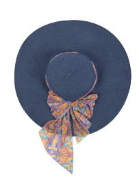 Шляпка женская с широкими полями Charmante HWHS 071608 - синий