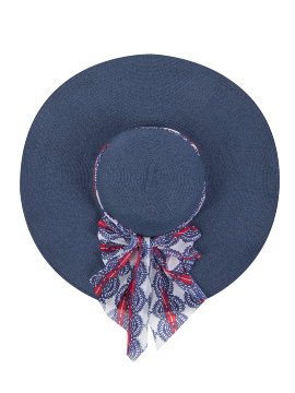 Шляпка женская с широкими полями Charmante HWHS 151607 - синий