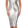 Платье пляжное для женщин + плавки-стринг Lora Grig WQ/WCG 111907 LG B - платиновый